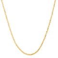 Necklace in 14K Yellow Gold Over Sterling Silver 20 Inches 3.30 Grams - Sticky add to cart bar