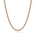 Necklace in 14K Rose Gold Over Sterling Silver 20 Inches 3.30 Grams - Sticky add to cart bar