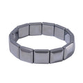 Terahertz 240.00 ctw Square Block Stretch Men's Bracelet (8-8.5In) - Sticky add to cart bar