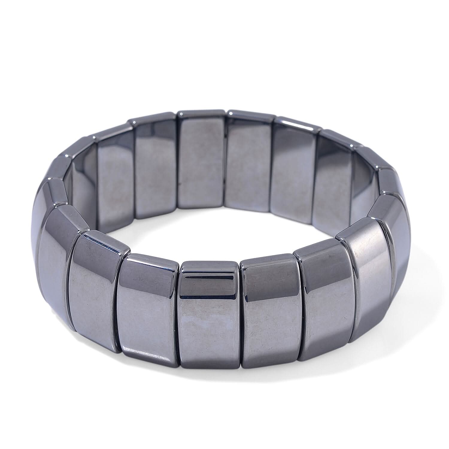 Terahertz 390.00 ctw Fancy Block Stretch Men's Bracelet (8-8.5In)