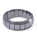 Terahertz 390.00 ctw Fancy Block Stretch Men's Bracelet (8-8.5In) - Sticky add to cart bar