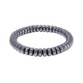 Terahertz 180.00 ctw Roundel Beaded Stretch Men's Bracelet (8-8.5In) - Sticky add to cart bar