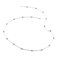 Ruby Station Necklace 36 Inches in Sterling Silver 6.00 ctw - Sticky add to cart bar