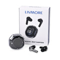 TWS Wireless Earbuds with Display - Black - Sticky add to cart bar