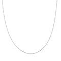 Rhodium Over Sterling Silver Box Chain 18 Inches 1.18 Grams - Sticky add to cart bar