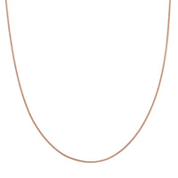 Wheat Chain in 14K Rose Gold Over Sterling Silver 1.73 Grams 20 Inches