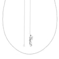 Cable Chain Adjustable Necklace in Sterling Silver 2.60 Grams 24 Inches - Sticky add to cart bar