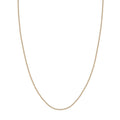 0.8mm Snake Chain Adjustable Necklace in 14K Rose Gold Over Sterling Silver 3.50 Grams 24 Inches - Sticky add to cart bar