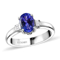 Luxoro 10K White Gold Premium Tanzanite, Diamond (G-H, I3) Ring (Size 10.0) 1.00 ctw - Sticky add to cart bar