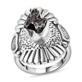 Marvelous Meteorite Ring in Sterling Silver - Sticky add to cart bar