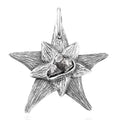 D'Joy Artisan Crafted Rough Cut Marvelous Meteorite Starbrust Pendant without Chain in Sterling Silver - Sticky add to cart bar