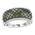 Doorbuster Luxoro 10K White Gold Red Diamond (IR), Diamond (I2) Ring (Size 10.0) 1.50 ctw - Sticky add to cart bar