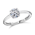 950 Platinum Luxuriant Lab Grown Diamond (VS) Solitaire Ring (Size 10.0) (4.20 g) 1.50 ctw - Sticky add to cart bar