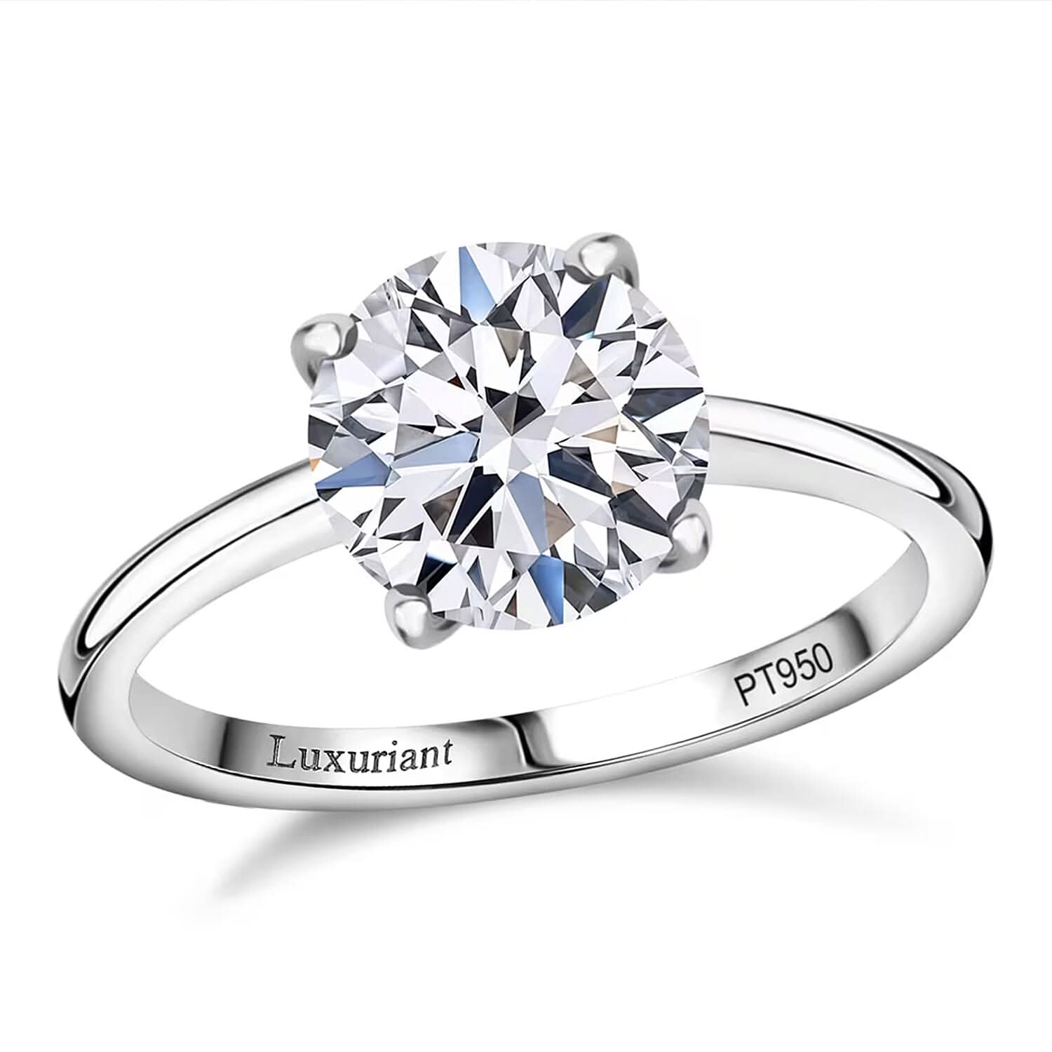 950 Platinum Luxuriant Lab Grown Diamond (VS) Ring (Size 10.0) (5.38 g) 3.00 ctw