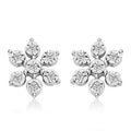 Diamond 0.10 ctw Stud Earrings in Sterling Silver - Sticky add to cart bar