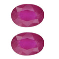 AAA Ruby Set of 2 (Ovl 6x4 mm) 1.00 ctw - Sticky add to cart bar