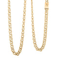 4mm Chino Link Necklace in 10K Yellow Gold 20 Inches 11.40 Grams - Sticky add to cart bar