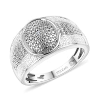 White Diamond Accent Ring in Platinum Bond (Size 10.0)