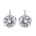 7893452 Simulated White Diamond 22.70 ctw Earrings in Sterling Silver - Sticky add to cart bar