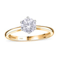14K Yellow Gold Luxuriant Lab Grown Diamond (VS) Ring (Size 8.0) 1.00 ctw - Sticky add to cart bar