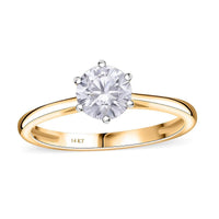 14K Yellow Gold Luxuriant Lab Grown Diamond (VS) Ring (Size 8.0) 1.00 ctw