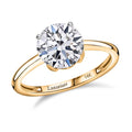 Luxuriant Lab Grown Diamond VS 3.00 ctw Ring in 14K Yellow Gold - Sticky add to cart bar