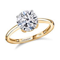 Luxuriant Lab Grown Diamond VS 3.00 ctw Ring in 14K Yellow Gold