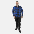 Tamsy Blue Long Sleeve Button-up Shirt - M - Sticky add to cart bar
