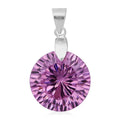 Simulated Pink Diamond Pendant in Sterling Silver 33.50 ctw - Sticky add to cart bar
