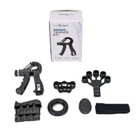 Black 6pcs Grip Strength Trainer Sets