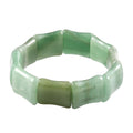 Green Aventurine 300.50 ctw Block Stretch Bracelet - Sticky add to cart bar