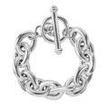Sterling Silver Toggle Clasp Bracelet (7.25 In) 29.81 Grams - Sticky add to cart bar
