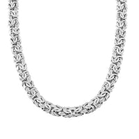 Byzantine Chain Necklace in Sterling Silver 20 Inches 15.90 Grams