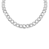 Sterling Silver Curb Toggle Clasp Necklace 20 Inches 29.85 Grams