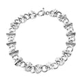Sterling Silver Toggle Clasp Necklace 20 Inches 69.63 Grams - Sticky add to cart bar