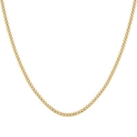 Miami Cuban Chain Necklace in 10K Yellow Gold 22 Inches 6.30 Grams