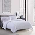 The Nesting Company- Larch 3 Piece Queen Comforter Set White - Sticky add to cart bar
