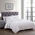 The Nesting Company- Birch 3 Piece Queen Quilt Set White - Sticky add to cart bar