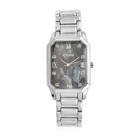 STRADA Japanese Movement Watch with Black MOP Dial