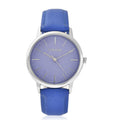 STRADA Japanese Movement Watch with Black Stardust Dial and Black Faux Leather Strap - Sticky add to cart bar