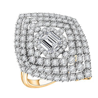 NY Closeout Diamond VS-SI G 2.05 ctw Ring in 10K Yellow Gold 7.30 Grams