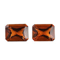 Brazilian Cherry Citrine Set of 2 (Oct 8x6 mm) 2.22 ctw Loose Gemstone - Sticky add to cart bar