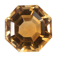 AA Brazilian Citrine (Octillion 9 mm) 2.50 ctw Loose Gemstone