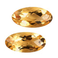 Brazilian Citrine Set of 2 (Ovl 10x5 mm) 2.18 ctw Loose Gemstone - Sticky add to cart bar