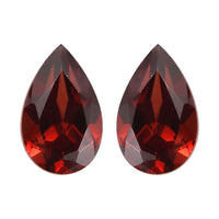 Mozambique Garnet Set of 2 (Pear 8x5 mm) 1.90 ctw Loose Gemstone