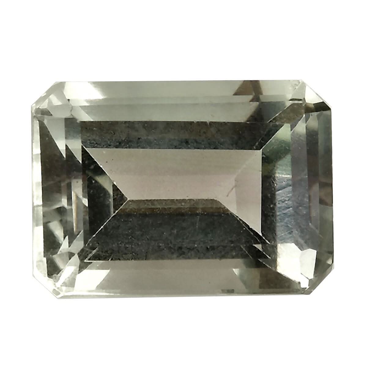 Montezuma Prasiolite (Oct 14x10 mm) 6.50 ctw Loose Gemstone