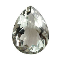 Montezuma Prasiolite (Pear 16x12 mm) 6.24 ctw Loose Gemstone