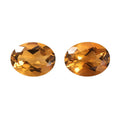 Serra Gaucha Citrine Set of 2 (Ovl 8x6 mm) 2.11 ctw Loose Gemstone - Sticky add to cart bar