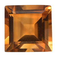 AA Serra Gaucha Citrine (Sqr 9 mm) 3.07 ctw Loose Gemstone