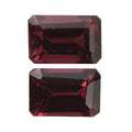 AA Tanzanian Wine Garnet Set of 2 (Oct 6x4 mm) 1.32 ctw Loose Gemstone - Sticky add to cart bar